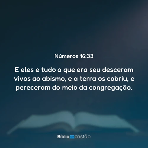 Números 16:33