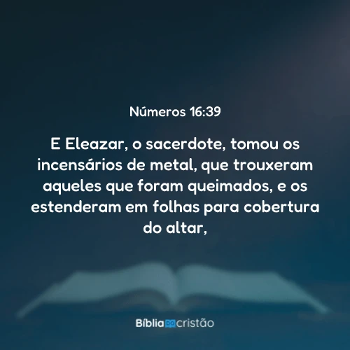 Números 16:39