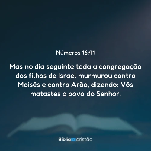 Números 16:41