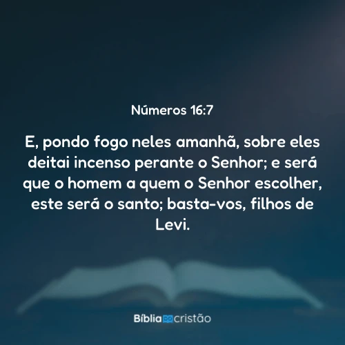 Números 16:7