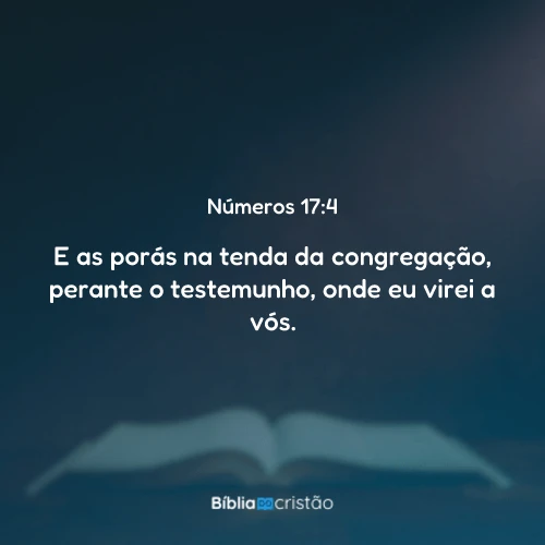 Números 17:4