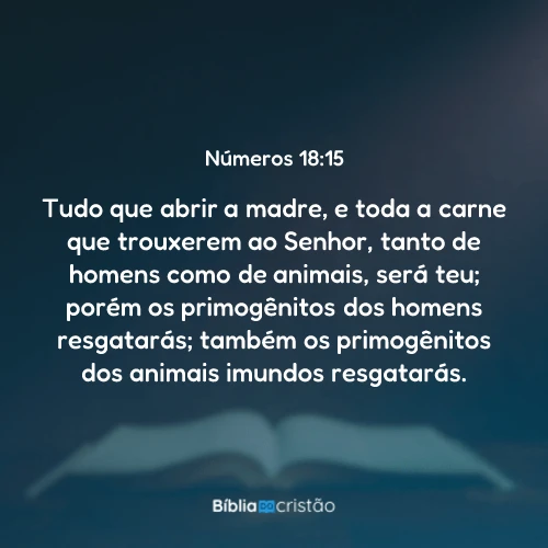 Números 18:15