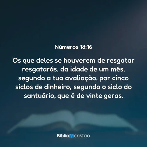 Números 18:16