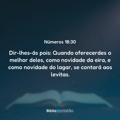 Números 18:30