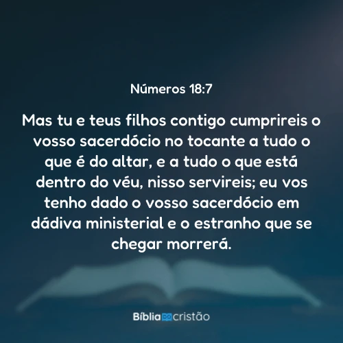 Números 18:7