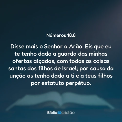 Números 18:8