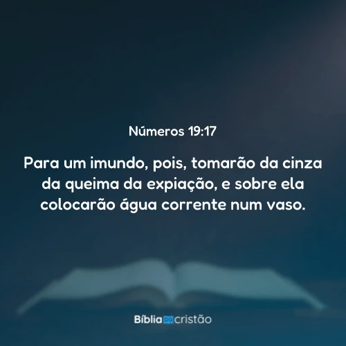 Números 19:17