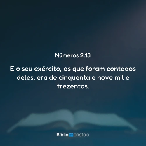 Números 2:13