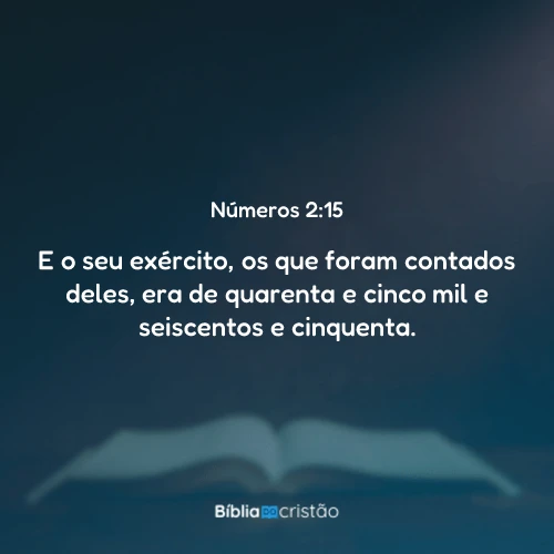 Números 2:15