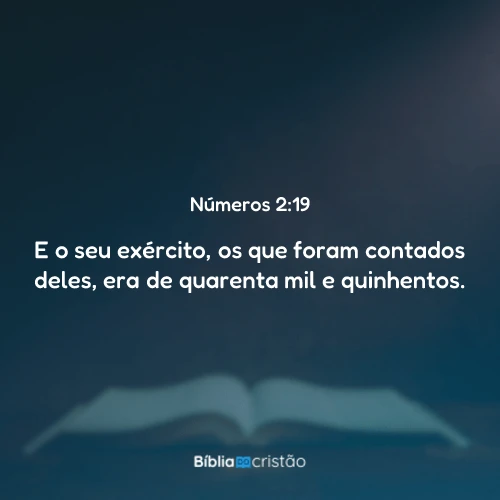 Números 2:19