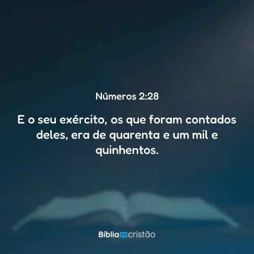 Números 2:28