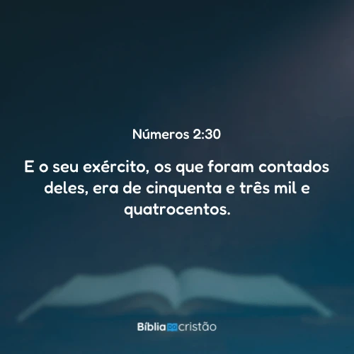 Números 2:30