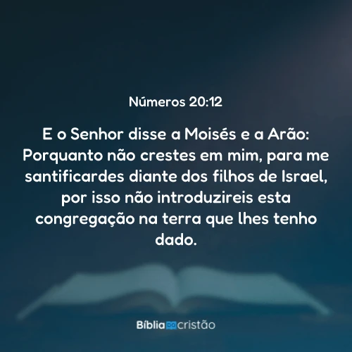Números 20:12