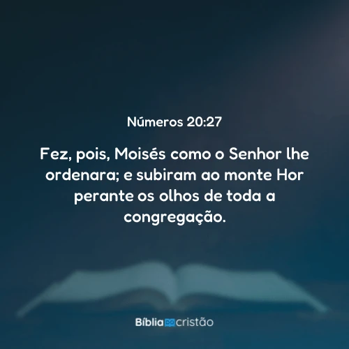 Números 20:27