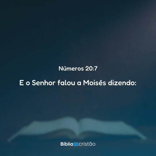 Números 20:7