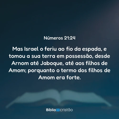 Números 21:24