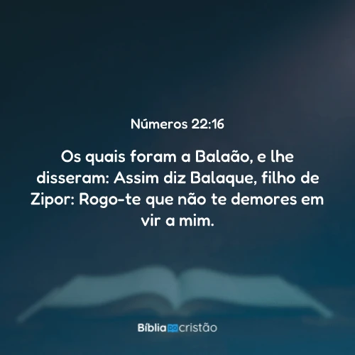 Números 22:16