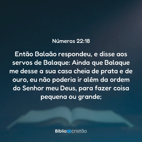 Números 22:18