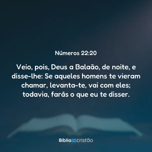 Números 22:20