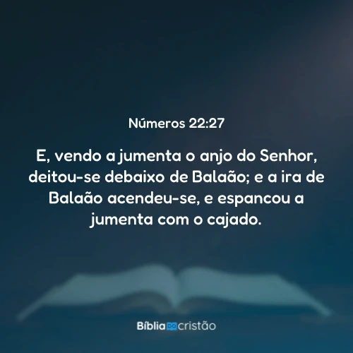 Números 22:27