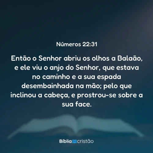 Números 22:31