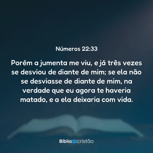 Números 22:33