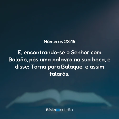 Números 23:16