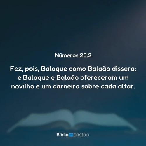 Números 23:2
