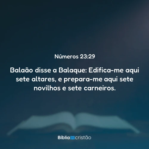 Números 23:29