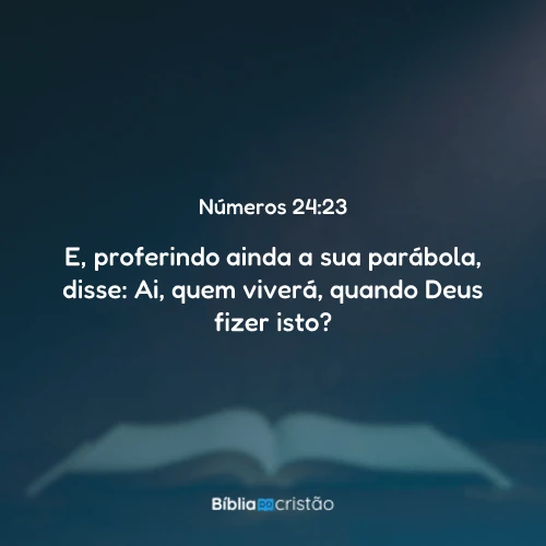 Números 24:23