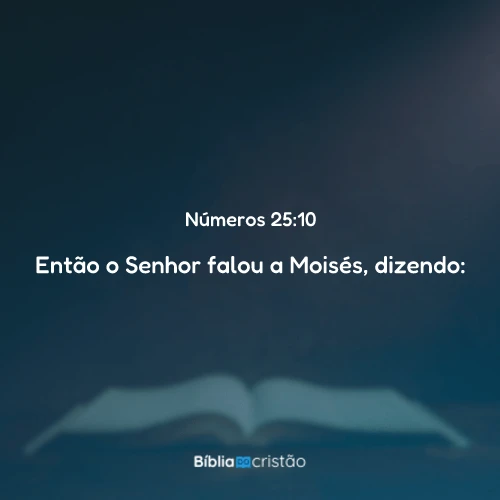 Números 25:10