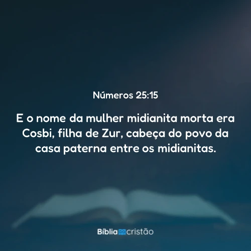 Números 25:15