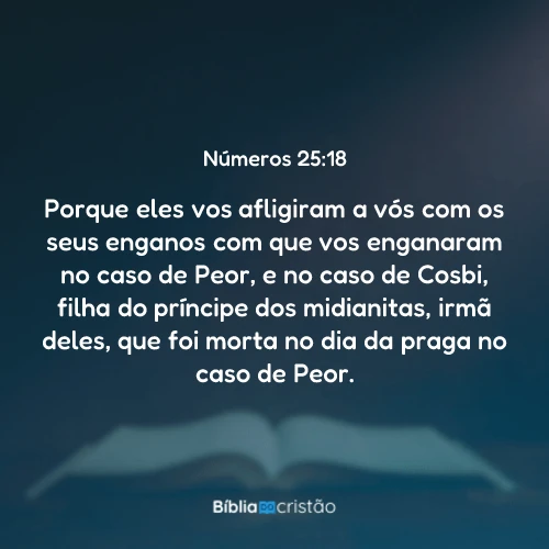 Números 25:18