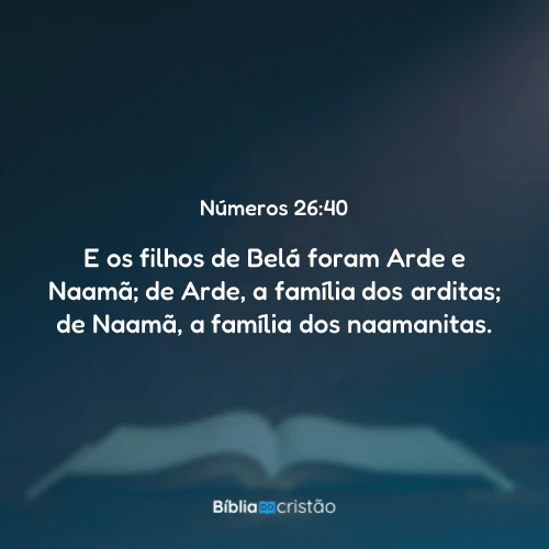 Números 26:40