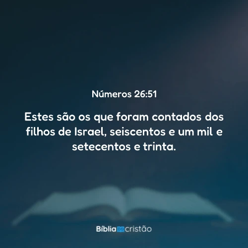 Números 26:51
