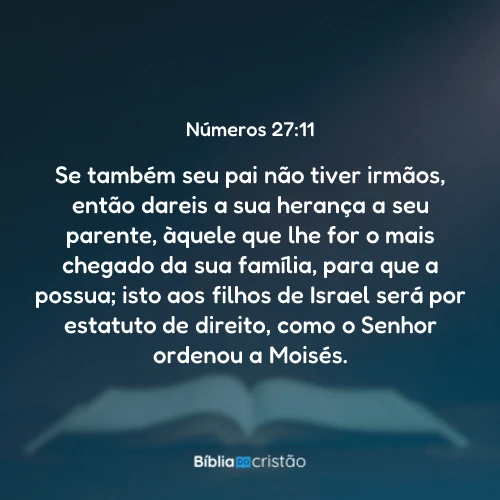 Números 27:11