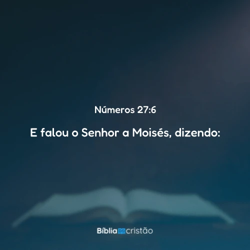 Números 27:6