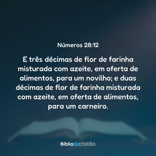 Números 28:12