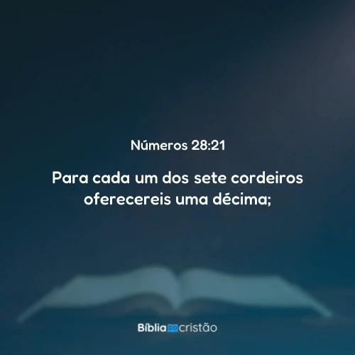 Números 28:21