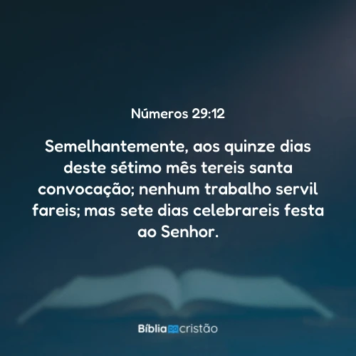Números 29:12