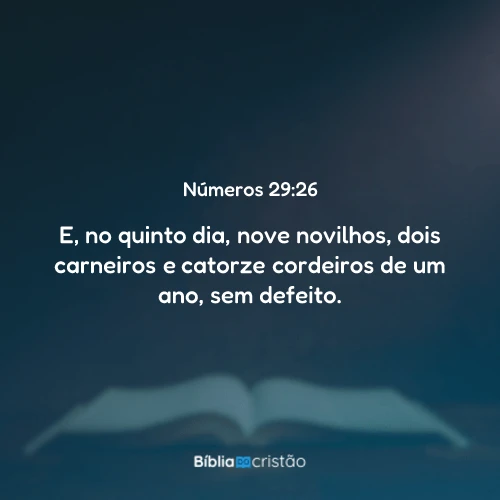 Números 29:26