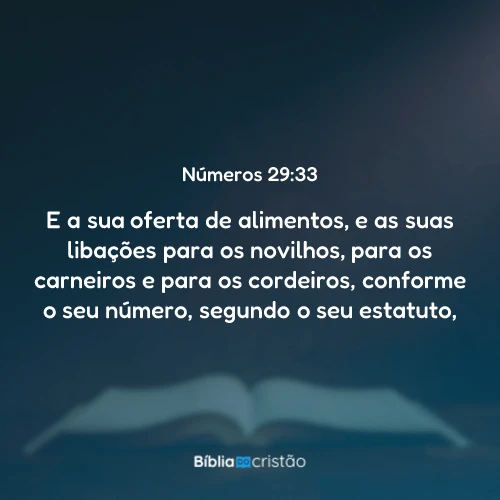 Números 29:33