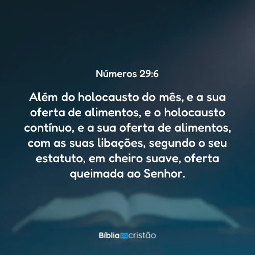Números 29:6