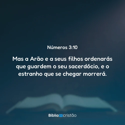 Números 3:10