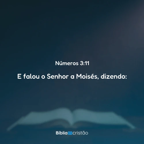 Números 3:11