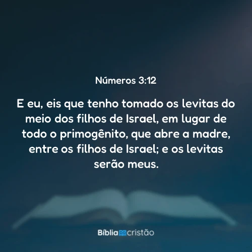 Números 3:12