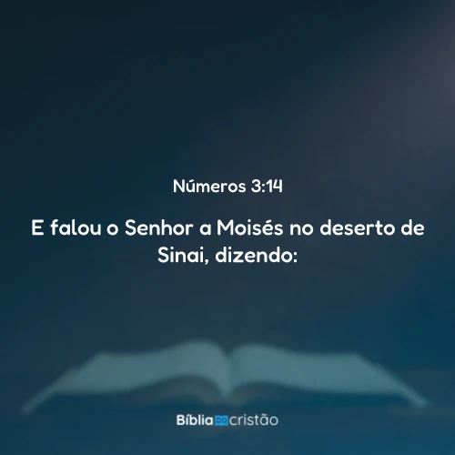 Números 3:14