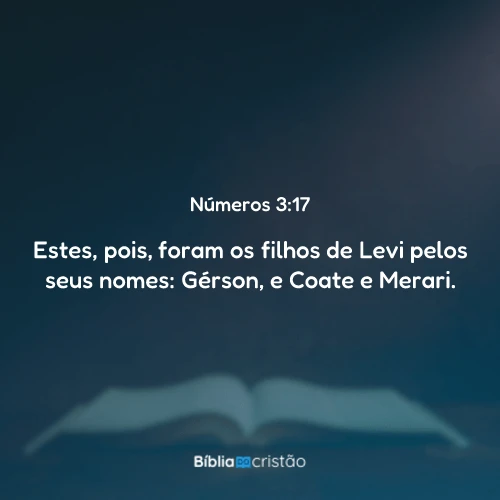 Números 3:17