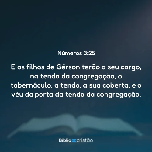 Números 3:25