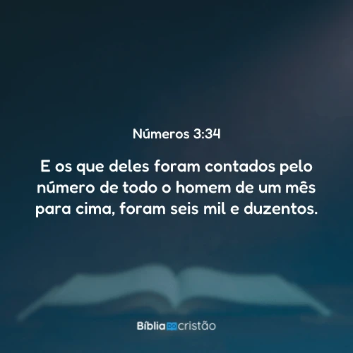 Números 3:34